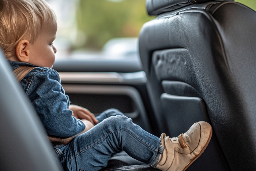 secure car seat belt adjuster for youngsters
