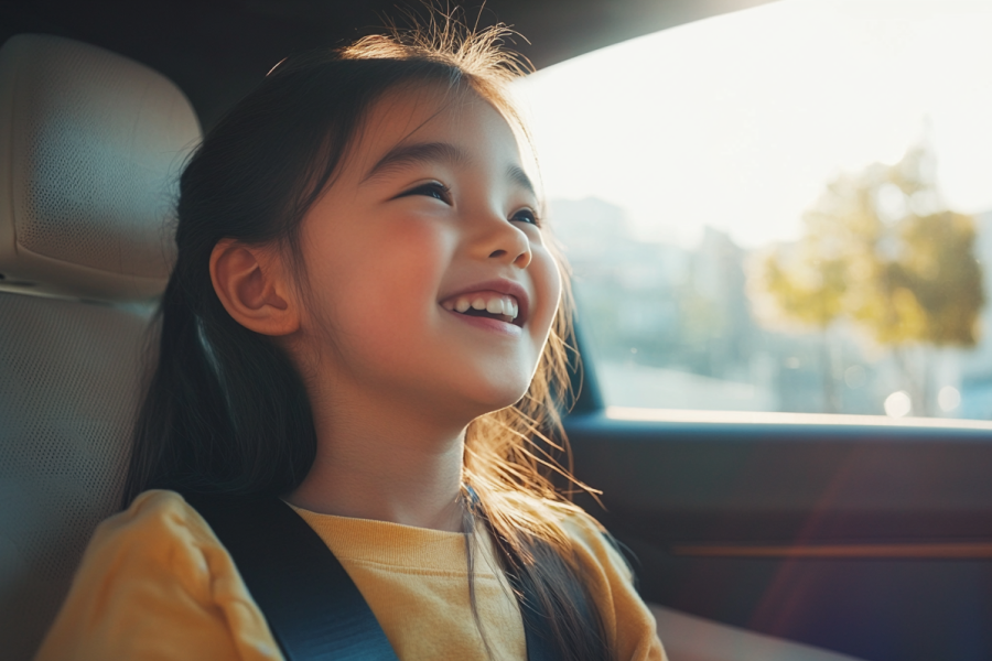 kids' seat belt safety adjuster